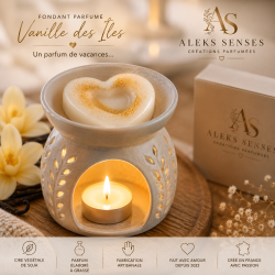 Fondant parfumé Vanille des Îles  "Un parfum de vacances"