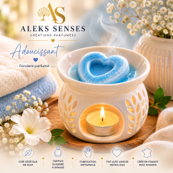 Fondant parfumé Adoucissant | Cire végétale & Parfum de Grasse | Aleks Senses