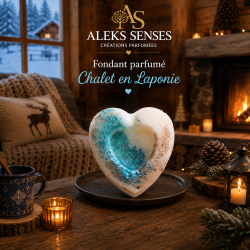 Fondant parfumé Chalet en Laponie | Cire végétale & Parfum de Grasse | Aleks Senses