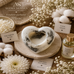 Fondant parfumé Musc | Cire végétale & Parfum de Grasse | Aleks Senses