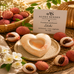 Fondant parfumé Litchi | Cire végétale & Parfum de Grasse | Aleks Senses