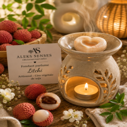 Fondant parfumé Litchi | Cire végétale & Parfum de Grasse | Aleks Senses