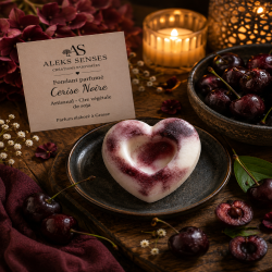 Fondant parfumé Cerise Noire | Cire végétale & Parfum de Grasse | Aleks Senses