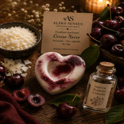 Fondant parfumé Cerise Noire | Cire végétale & Parfum de Grasse | Aleks Senses