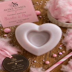 Fondant parfumé Barbe à Papa | Cire végétale & Parfum de Grasse | Aleks Senses
