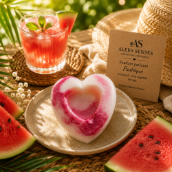 Fondant parfumé Pastèque | Cire végétale & Parfum de Grasse | Aleks Senses