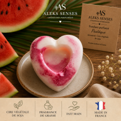 Fondant parfumé Pastèque | Cire végétale & Parfum de Grasse | Aleks Senses