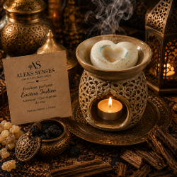 Fondant parfumé Encens Indien | Cire végétale & Parfum de Grasse | Aleks Senses
