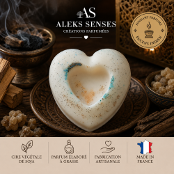 Fondant parfumé Encens Indien | Cire végétale & Parfum de Grasse | Aleks Senses