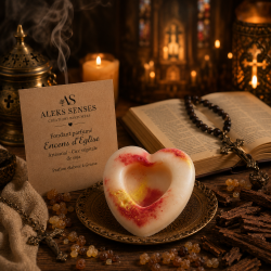 Fondant parfumé Encens d'Église | Cire végétale & Parfum de Grasse | Aleks Senses