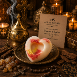 Fondant parfumé Encens d'Église | Cire végétale & Parfum de Grasse | Aleks Senses