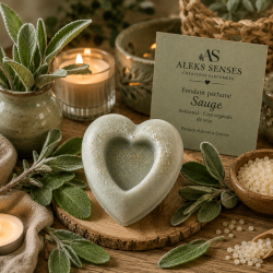 Fondant parfumé Sauge | Cire végétale & Parfum de Grasse | Aleks Senses