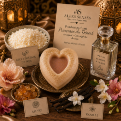 Fondant parfumé Princesse du Désert | Cire végétale & Parfum de Grasse | Aleks Senses