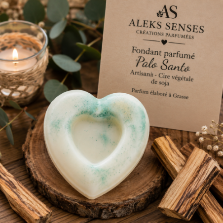 Fondant parfumé Palo Santo | Cire végétale & Parfum de Grasse | Aleks Senses