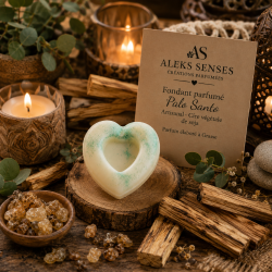 Fondant parfumé Palo Santo | Cire végétale & Parfum de Grasse | Aleks Senses