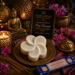 Fondant parfumé Nag Champa | Cire végétale & Parfum de Grasse | Aleks Senses