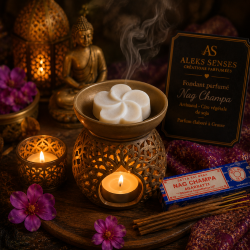 Fondant parfumé Nag Champa | Cire végétale & Parfum de Grasse | Aleks Senses