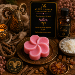 Fondant parfumé Bélier | Cire végétale & Parfum de Grasse | Aleks Senses