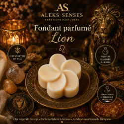 Fondant parfumé Lion | Cire végétale & Parfum de Grasse | Aleks Senses