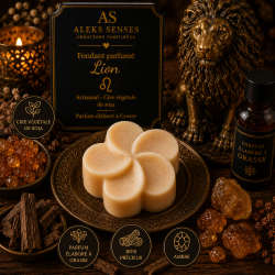 Fondant parfumé Lion | Cire végétale & Parfum de Grasse | Aleks Senses