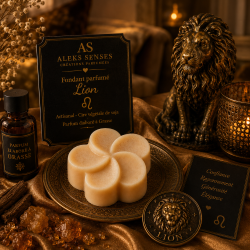 Fondant parfumé Lion | Cire végétale & Parfum de Grasse | Aleks Senses