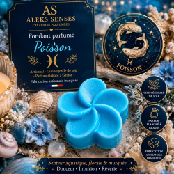 Fondant parfumé Poisson | Cire végétale & Parfum de Grasse | Aleks Senses