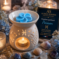 Fondant parfumé Poisson | Cire végétale & Parfum de Grasse | Aleks Senses