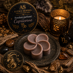 Fondant parfumé Capricorne | Cire végétale & Parfum de Grasse | Aleks Senses