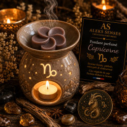 Fondant parfumé Capricorne | Cire végétale & Parfum de Grasse | Aleks Senses