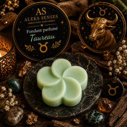 Fondant parfumé Taureau | Cire végétale & Parfum de Grasse | Aleks Senses
