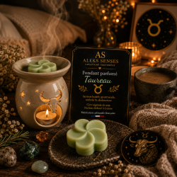 Fondant parfumé Taureau | Cire végétale & Parfum de Grasse | Aleks Senses