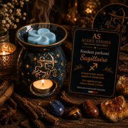 Fondant parfumé Sagittaire | Cire végétale & Parfum de Grasse | Aleks Senses