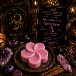 Fondant parfumé Scorpion | Cire végétale & Parfum de Grasse | Aleks Senses