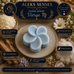 Fondant parfumé Vierge | Cire végétale & Parfum de Grasse | Aleks Senses