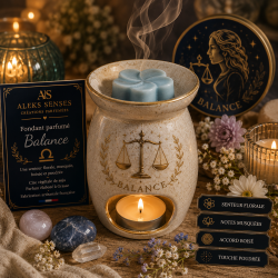 Fondant parfumé Balance | Cire végétale & Parfum de Grasse | Aleks Senses
