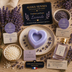 Fondant parfumé Lavande | Cire végétale & Parfum de Grasse | Aleks Senses