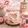 Fondant parfumé Fleur de Sakura | Cire végétale & Parfum de Grasse | Aleks Senses