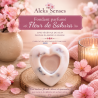 Fondant parfumé Fleur de Sakura | Cire végétale & Parfum de Grasse | Aleks Senses