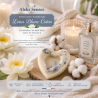 Fondant parfumé Lotus Blanc Coton | Cire végétale & Parfum de Grasse | Aleks Senses