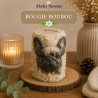 Bougie Bouledogue Français Personnalisable en Cire de Soja | Aleks Senses