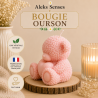 Bougie Ourson Personnalisable en Cire de Soja | Aleks Senses