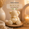 Bougie Ourson Personnalisable en Cire de Soja | Aleks Senses