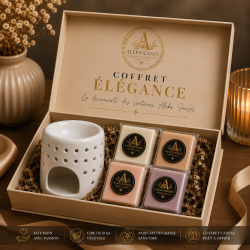 Coffret Élégance | Brûle-parfum & 4 fondants parfumés | Aleks Senses