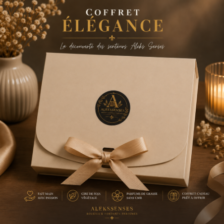 Coffret Élégance | Brûle-parfum & 4 fondants parfumés | Aleks Senses