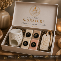 Coffret Signature | Brûle-parfum, 4 fondants & suspension | Aleks Senses