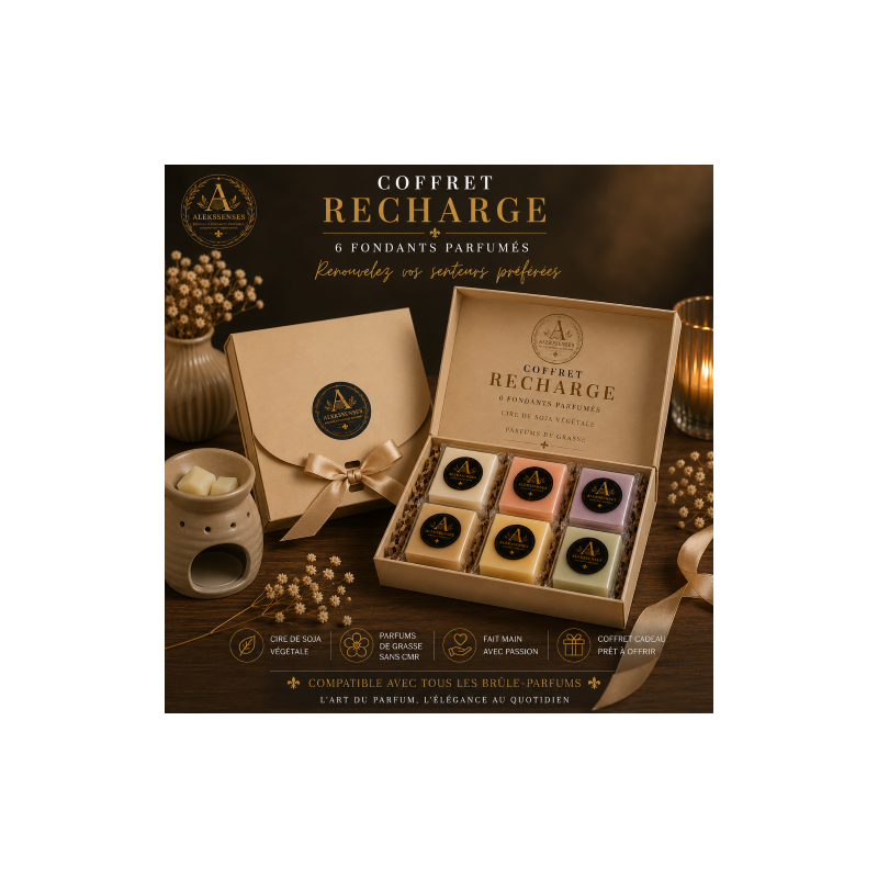 Coffret Recharge | 6 fondants parfumés artisanaux | Aleks Senses