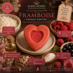 Fondant parfumé Framboise | Fondant artisanal fruité | Aleks Senses