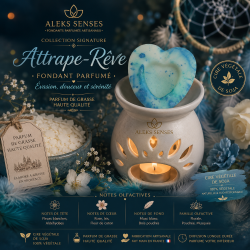 Fondant parfumé Attrape-Rêve | Fondant artisanal floral et musqué | Aleks Senses