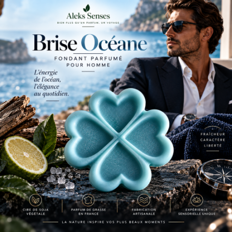 Fondant parfumé Brise Océane | Fondant artisanal parfum de Grasse | Aleks Senses