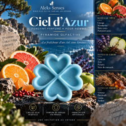 Fondant parfumé Ciel d'Azur | Fondant artisanal parfum de Grasse | Aleks Senses